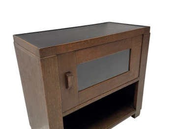 Art Deco Modernist Cabinet by Frits Spanjaard for L.O.V. Oosterbeek, 1920s